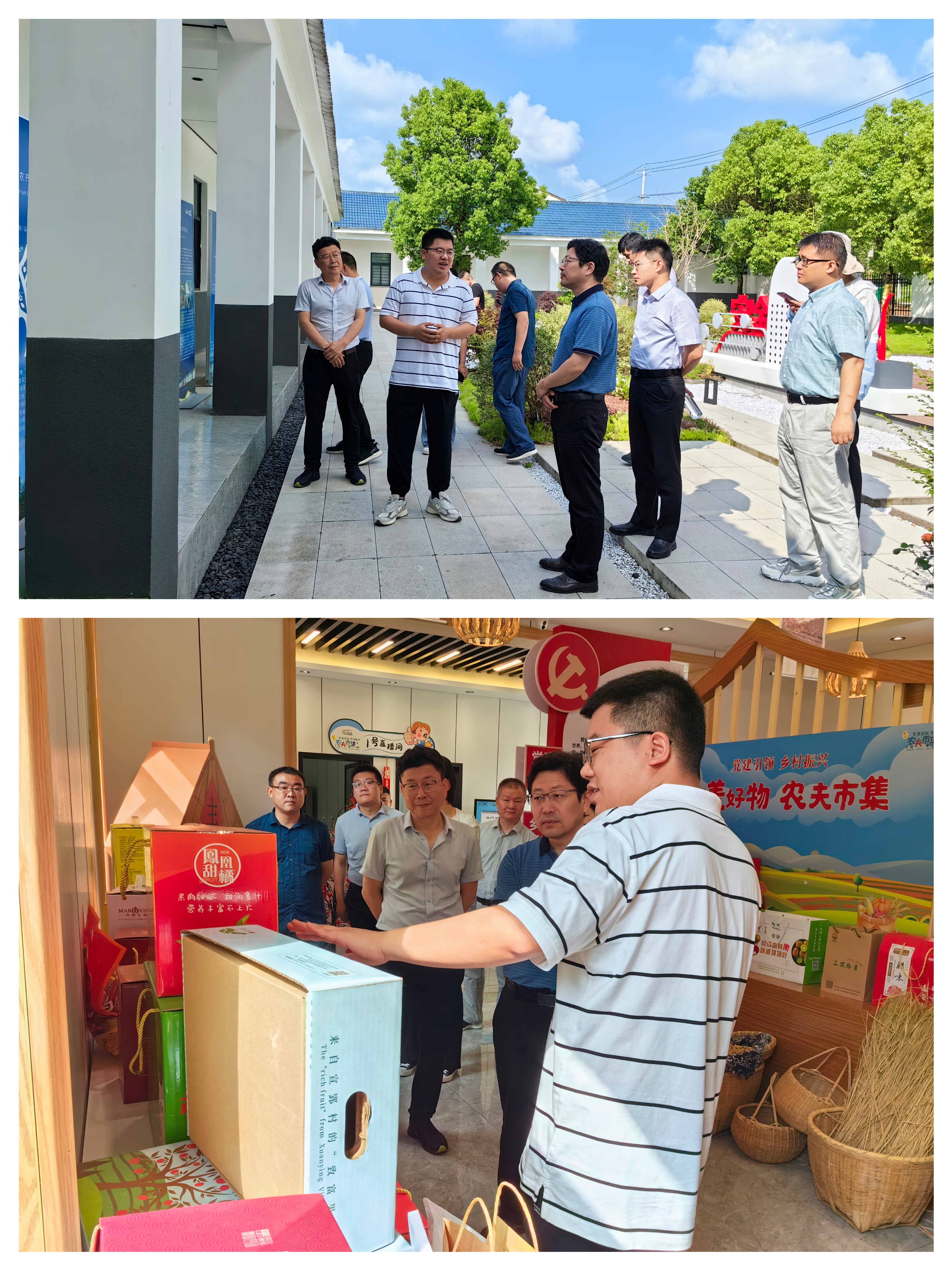 省政协机关党委专职副书记邓涛一行赴我区调研
